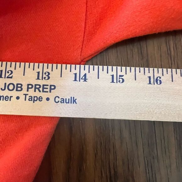 Girls Nike ribbed Retro Orange Sweatshirt. Girls size 3T. Toddler athleisure. - Picture 4 of 5